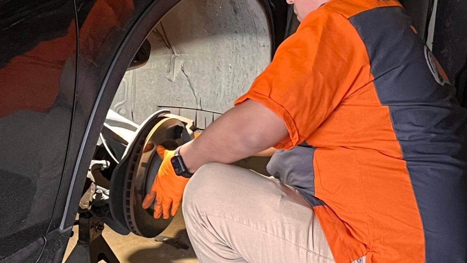 changing out brakes and rotors